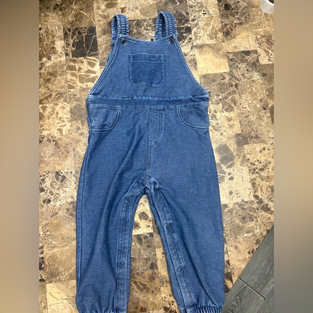 4/30$ Guess Blue Denim Overalls 18 months